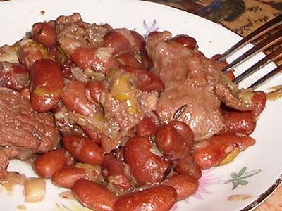 Баранина с фасолью