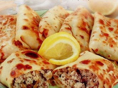 Блинчики с рыбным фаршем