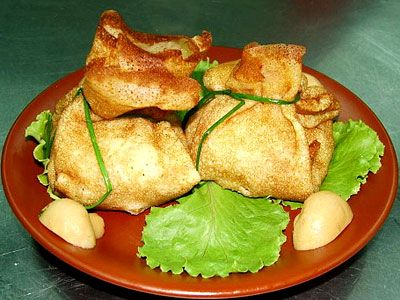 Блинчики с шоколадной начинкой