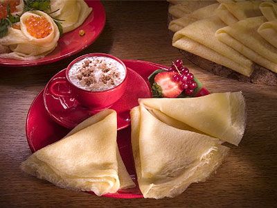 Блины на кефире