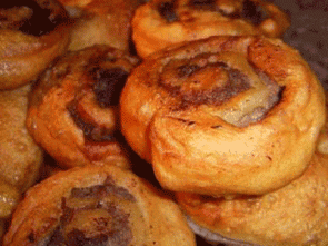 Булочки шанежки с мясом