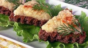 Бутерброды с брынзой и картофелем