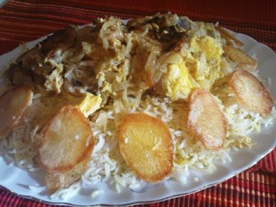 Чихиртма (плов из кур или баранины)