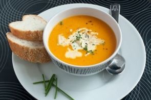 Cуп-пюре из тыквы с картофелем