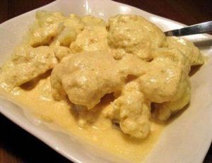 Цветная капуста с соусом
