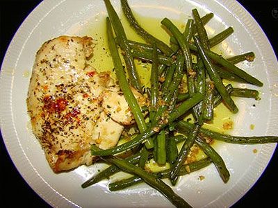 Фасоль с курицей «По-кипрски»