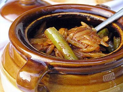 Фасоль в горшочке «По-итальянски»