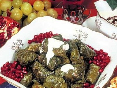 Голубцы из виноградных листьев