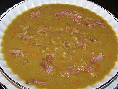Гороховый суп с грудинкой