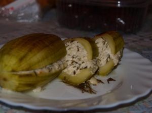 Кабачки с творогом