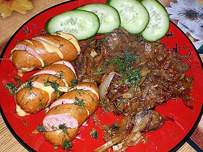 Капуста с грибами по-ружински