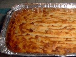 Картофельный пирог с мясом