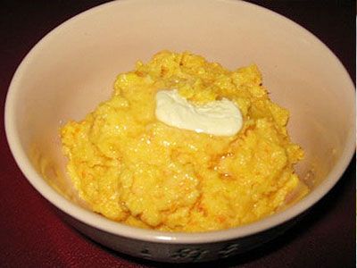 Каша манная с морковью