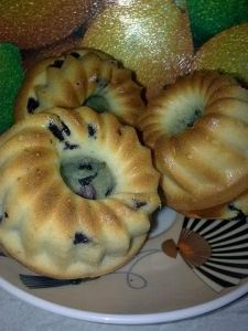 Кексы с черникой