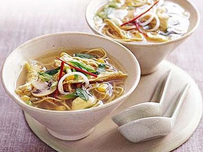 Китайский куриный суп