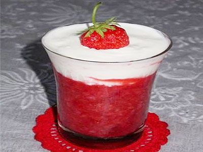 Клубника со сметаной «Пьяная»