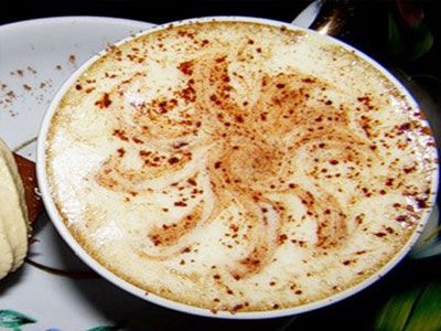 Кофе со взбитыми сливками