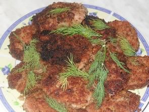 Колбасные котлетки
