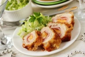 Кордон блю из куриных грудок