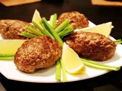 Котлеты из баранины с лимоном