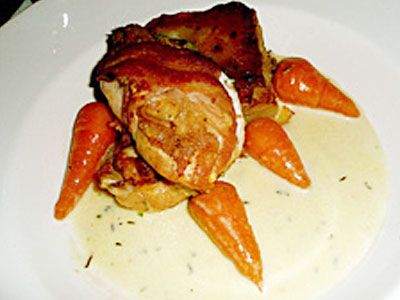 Курица с морковью
