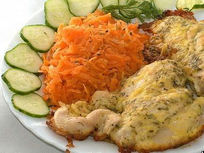 Курица с сыром