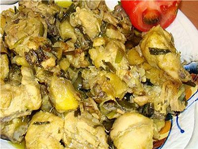 Курица с эстрагоном в СВЧ