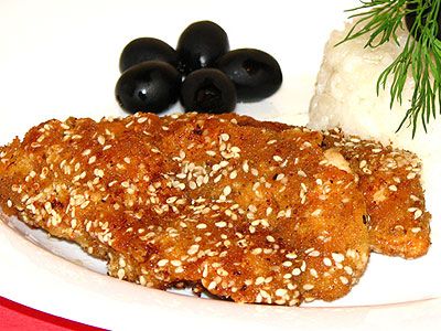 Куриное филе в панировке