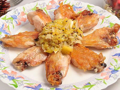 Куриные крылышки по-индийски