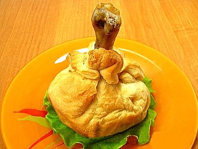 Куриные ножки в слоеном тесте