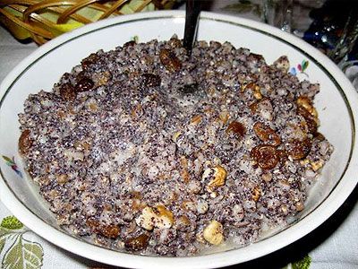 Кутья из пшеницы с изюмом