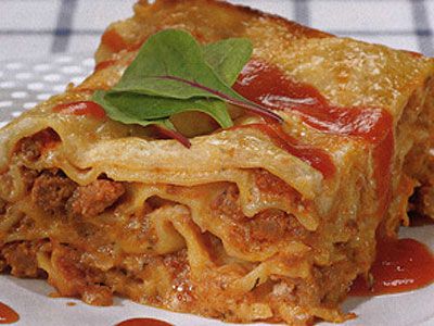 Лазанья болоньезе