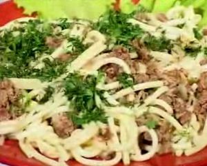 Макароны по-флотски