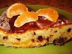 Мандариновая шарлотка
