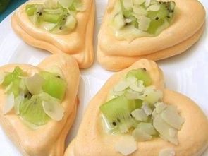 Меренги со сгущенкой и киви