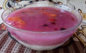 Молочно-ягодный кисель