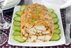 Мраморный куриный рулет