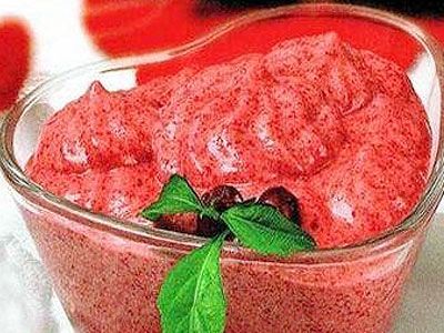 Мусс из клюквы