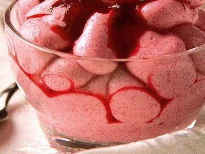 Мусс клюквенный