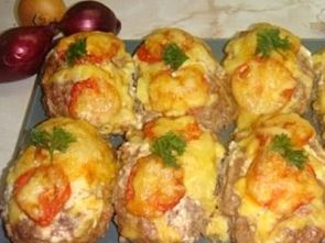 Мясные зразы по-французски