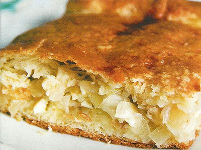 Нежный пирог с капустой