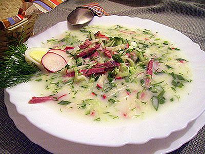 Окрошка овощная
