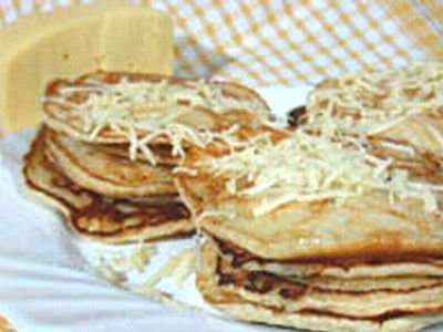 Оладьи из теста с сыром