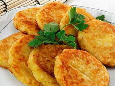 Оладьи из тыквенного теста