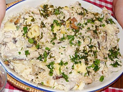 Омлет с курицей по-японски
