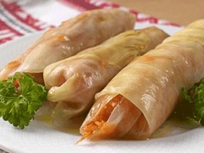 Овощные голубцы по-корейски