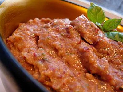 Паштет из красной фасоли с луком