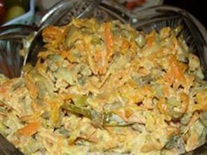 Печеночный салат