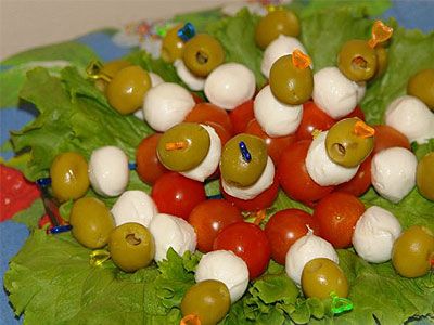 Помидорки с сыром
