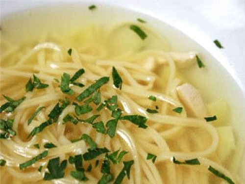 Рецепт приготовления супа с домашней лапшой